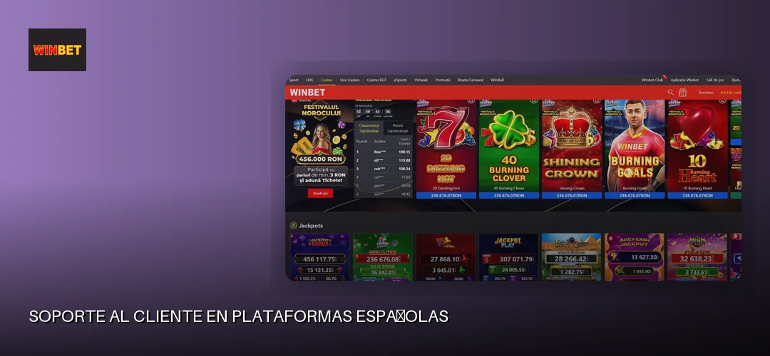 Soporte al cliente en plataformas españolas